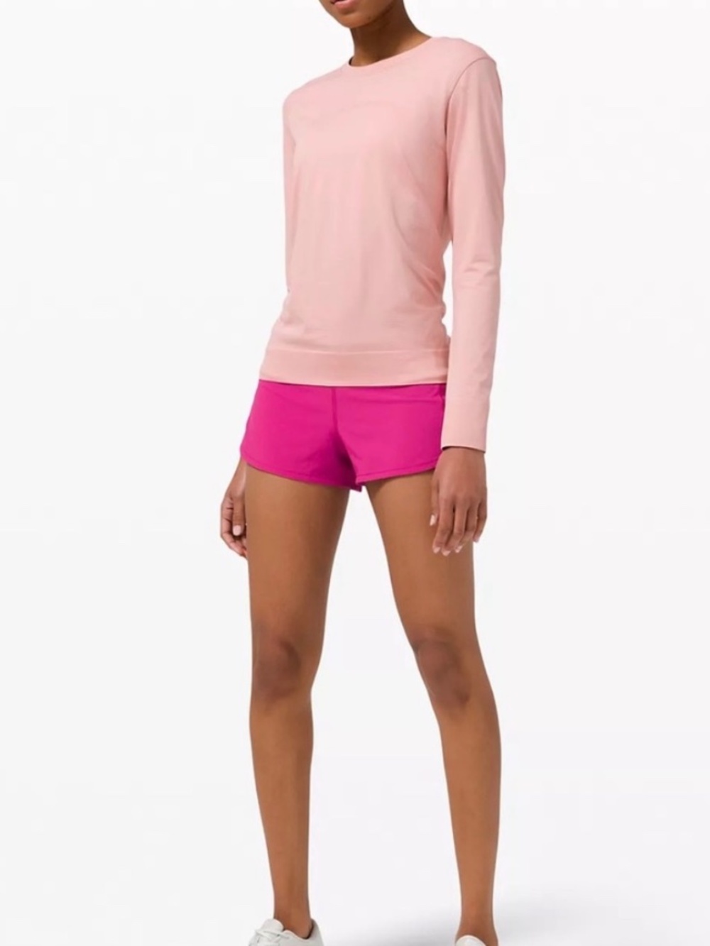 lululemon speed up low rise shorts 2.5' inseam lined brand new pink size 10